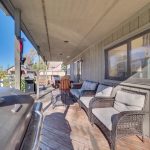 Back porch over looking the river