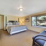 King size bed with a full size futon on second floor